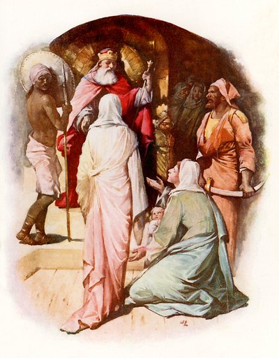Wyrok Salomona autorstwa John Lawson