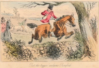 „Rot żebrak wykrzykuje Romford”, 1865. Artyści: John Leech, Hablot Knight Browne. autorstwa John Leech, Hablot Knight Browne