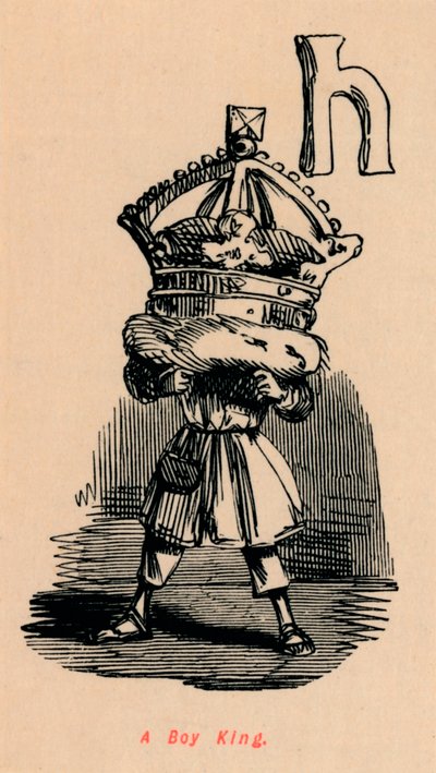 Król-Chłopiec, autorstwa John Leech