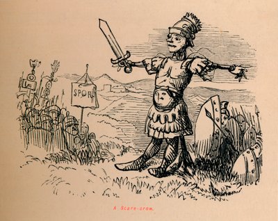 Strach wrona, 1852 autorstwa John Leech