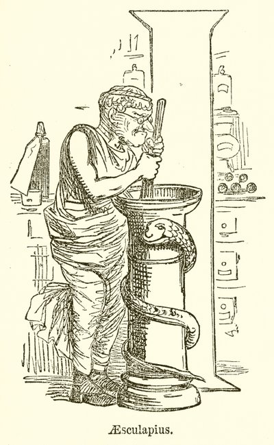 Eskulap autorstwa John Leech