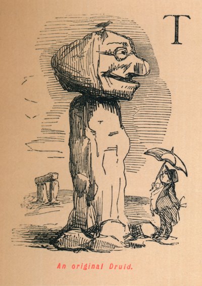 Oryginalny Druid, c1860, 1860 autorstwa John Leech