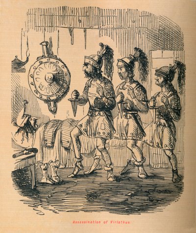 Zabójstwo Wiriata, 1852 autorstwa John Leech