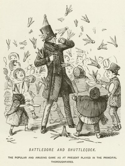 Battledore i lotka autorstwa John Leech