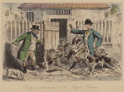 Billy zostaje przedstawiony burmistrzom Harriers autorstwa John Leech
