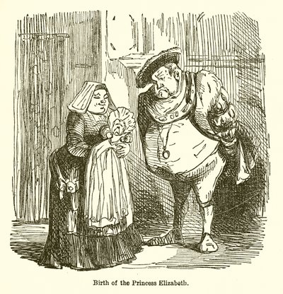 Narodziny Księżnej Elżbiety autorstwa John Leech