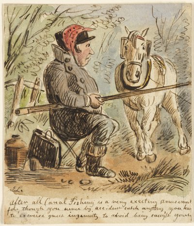 Wędkarstwo kanałowe autorstwa John Leech