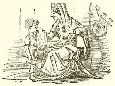 Kornelia, Matka Gracchi autorstwa John Leech
