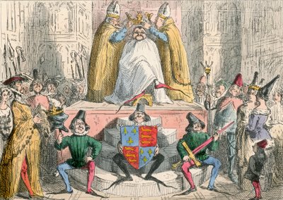 Koronacja Henryka IV (od najlepszego autorytetu) autorstwa John Leech