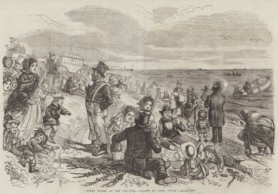 Osiem godzin nad morzem autorstwa John Leech