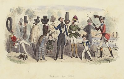 Moda na rok 1844 autorstwa John Leech