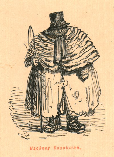 Woźnica Hackneya, 1897. autorstwa John Leech