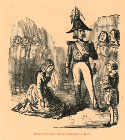 Henryk VII. i Perkin Warbecks Wife, 1897. autorstwa John Leech