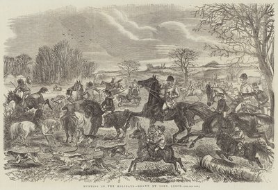 Polowanie w święta autorstwa John Leech