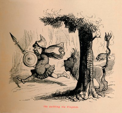 Ida opuszczająca królestwo, ok. 1860, ok. 1860. autorstwa John Leech