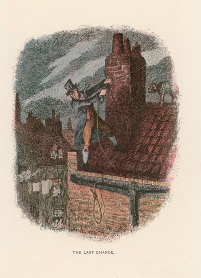 Ilustracja dla Olivera Twista autorstwa John Leech