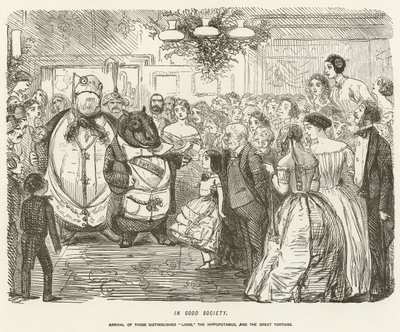 W dobrym społeczeństwie autorstwa John Leech