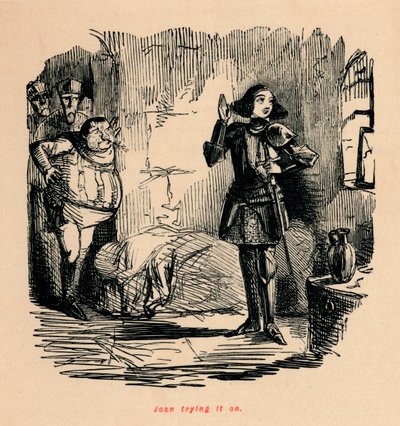 Joan przymierza to, autorstwa John Leech
