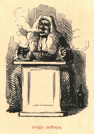 Sędzia Jeffreys, 1897. autorstwa John Leech