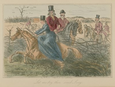 Pozwól mi wtedy spróbować powiedziała Lucy autorstwa John Leech