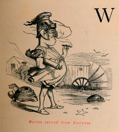 Marius przeszedł na emeryturę z Biznesu, 1852 autorstwa John Leech