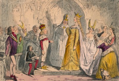 Małżeństwo Henryka Szóstego i Małgorzaty Anjou, 1850 autorstwa John Leech