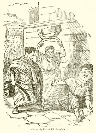 Melancholia Koniec Tyb. Grakchus autorstwa John Leech