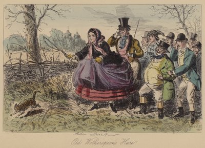 Stary Wotherspoons Zając! autorstwa John Leech