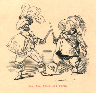 Jeden, dwa, trzy i mniej, 1897. autorstwa John Leech