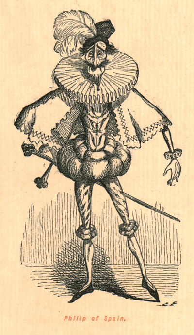 Filip Hiszpanii, 1897. autorstwa John Leech