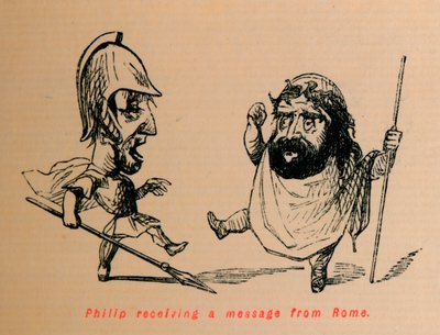 Filip odbiera Orędzie z Rzymu, 1852 r. autorstwa John Leech