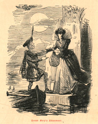 Ucieczka Królowej Marii, 1897. autorstwa John Leech