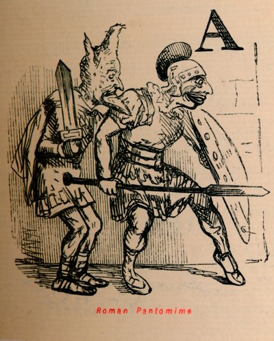 Powieść pantomima, 1852 autorstwa John Leech
