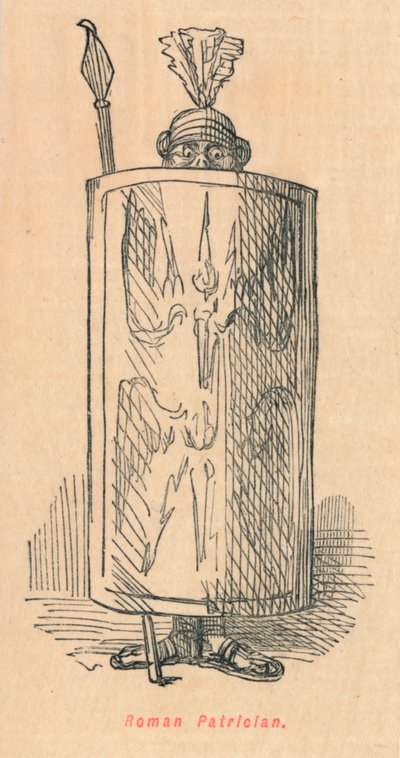 Patrycjusz rzymski, 1852 r. autorstwa John Leech