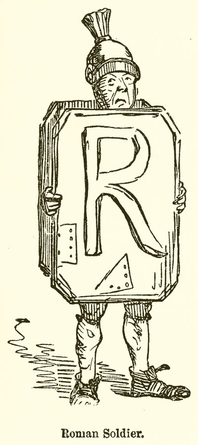 Żołnierz rzymski autorstwa John Leech