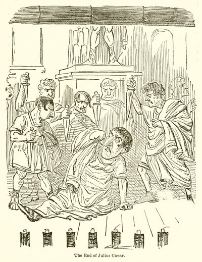Koniec Juliusza Cezara autorstwa John Leech