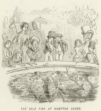 Złota Rybka w Hampton Court autorstwa John Leech