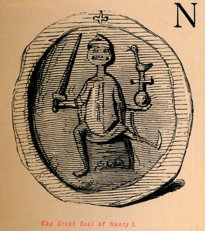 Wielka Pieczęć Henryka I, ok. 1860, ok. 1860 autorstwa John Leech