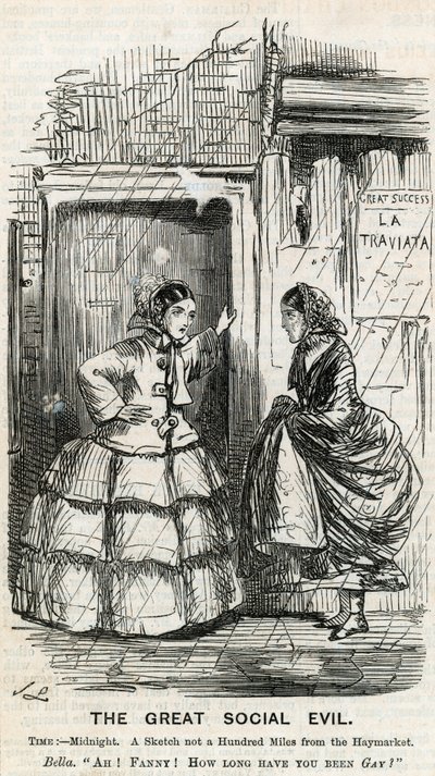 Wielkie zło społeczne (rycina) autorstwa John Leech