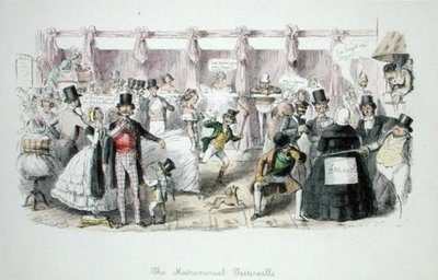 Małżeńskie Tattersalls autorstwa John Leech