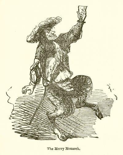 Wesoły monarcha autorstwa John Leech