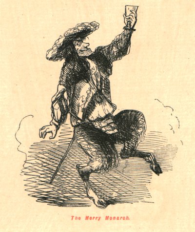 Wesoły monarcha, 1897. autorstwa John Leech
