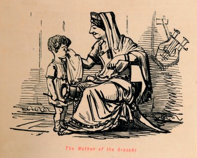 Matka Gracchi, 1852 autorstwa John Leech