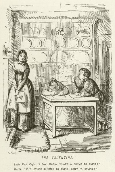 Walentynki autorstwa John Leech