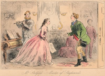 Pan Stotford - Mistrz Staghounds, 1865. Artyści: John Leech, Hablot Knight Browne. autorstwa John Leech and Hablot Knight Browne