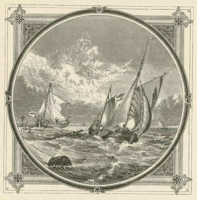 Statek na mieliźnie, to latarnia morska (rycina) autorstwa John Leighton