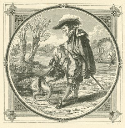 Baw się z psem, a zepsuje ci ubranie (grawerunek) autorstwa John Leighton