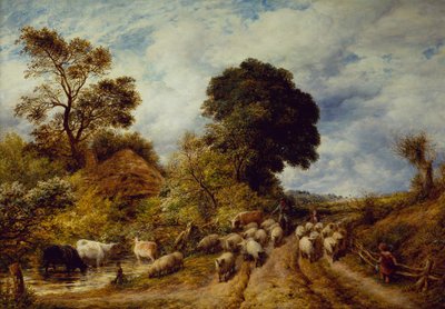 Droga wiejska autorstwa John Linnell