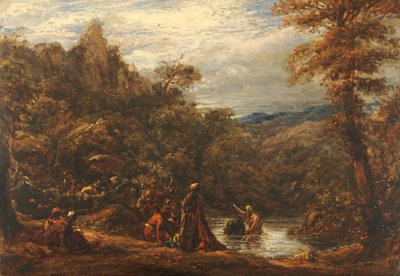 Chrzest eunucha, 1835-45 autorstwa John Linnell