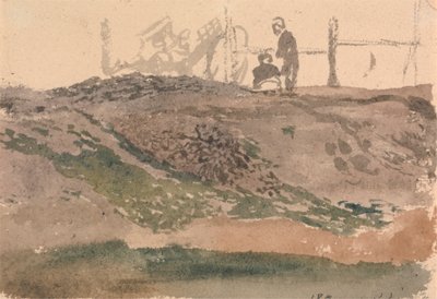 Liczby na banku, Kensington Gravel Pits autorstwa John Linnell